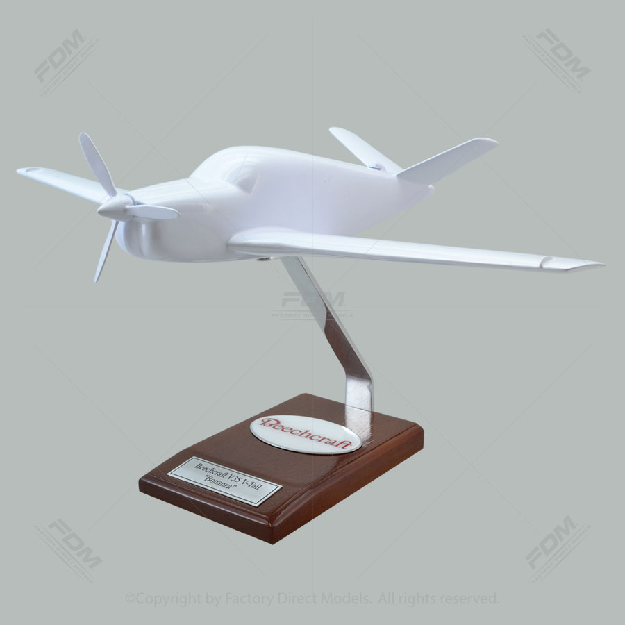 Your Custom Painted Beechcraft V35 Bonanza V-Tail Scale Model Airplane Your Custom Painted Beechcraft V35 Bonanza V-Tail Scale Model Airplane
