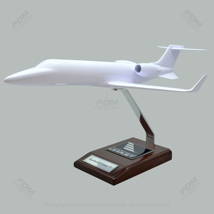 Your Custom Painted Bombardier Learjet 75 Scale Model Airplane Your Custom Painted Bombardier Learjet 75 Scale Model Airplane