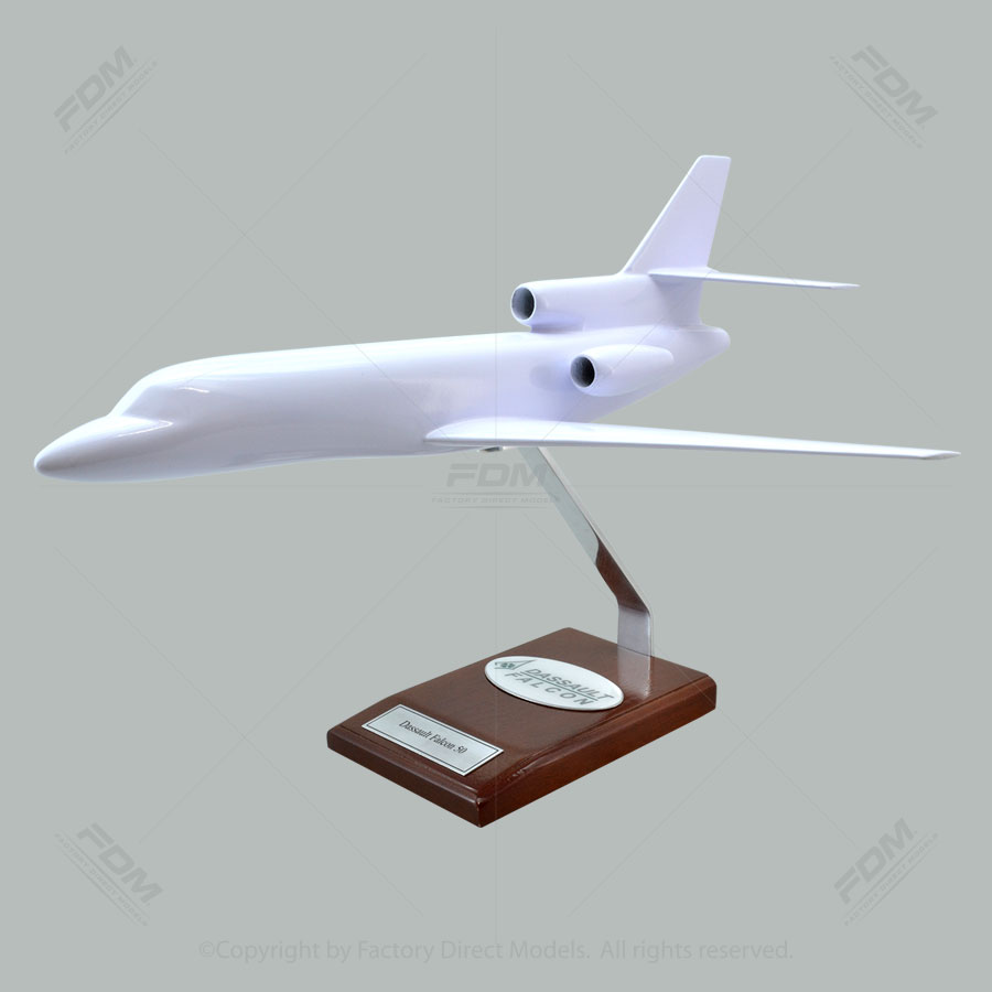 Your Custom Painted Dassault Falcon 50 Scale Model Airplane Your Custom Painted Dassault Falcon 50 Scale Model Airplane