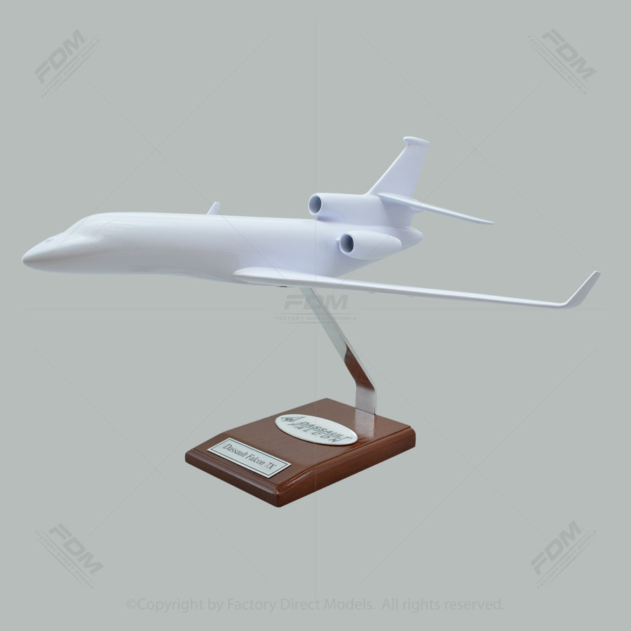 Your Custom Painted Dassault Falcon 7X Scale Model Airplane Your Custom Painted Dassault Falcon 7X Scale Model Airplane
