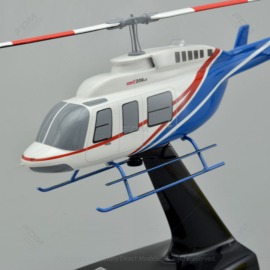 Bell 206L4 Scale Model Helicopter