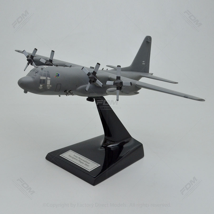 Lockheed AC-130H Gray USAF Camou Gunship Scale Model Lockheed AC-130H Gray USAF Camou Gunship Scale Model