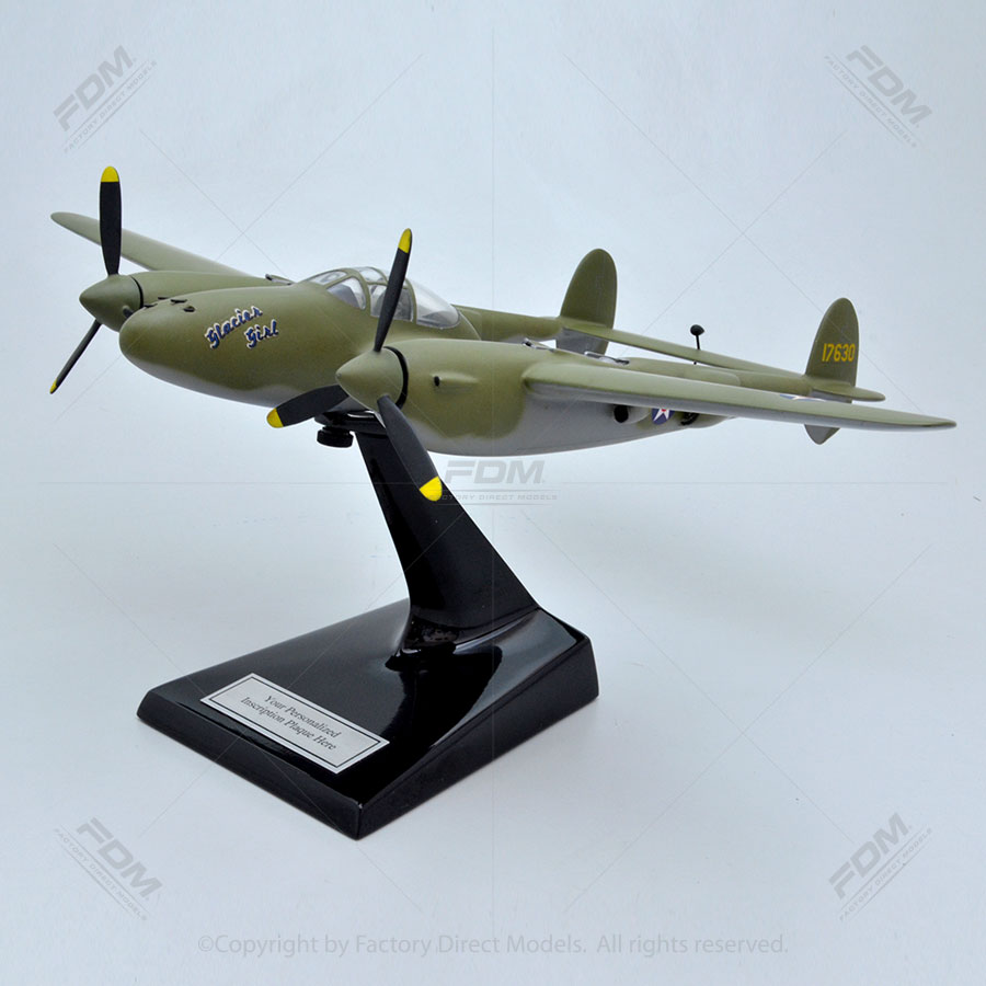 Lockheed P-38F Lightning Glacier Girl with Detailed Interior Lockheed P-38F Lightning Glacier Girl with Detailed Interior