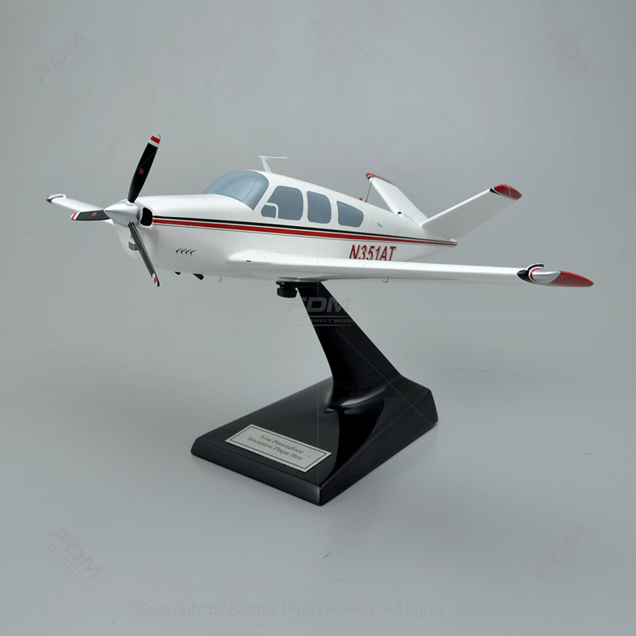 Beechcraft V35 Bonanza Custom Model Airplane Factory Direct Models