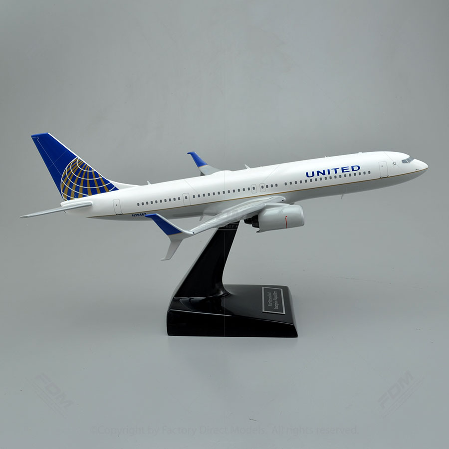 Boeing 737900 UA Custom Model Airplane Factory Direct Models