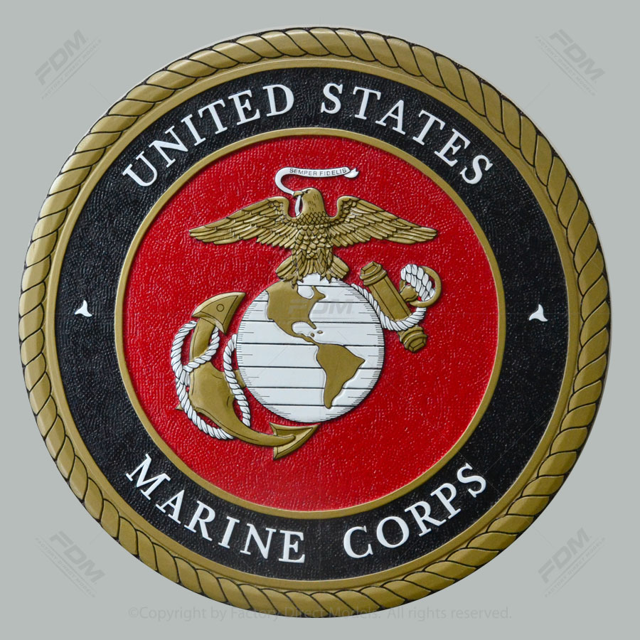 United States Marine Corps Wall Plaque 14"