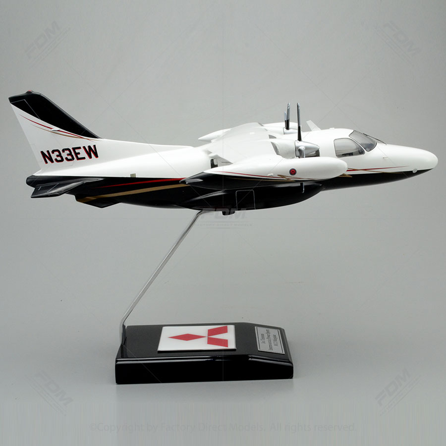 Mitsubishi MU2 Peacock Custom Model Airplane Factory Direct Models