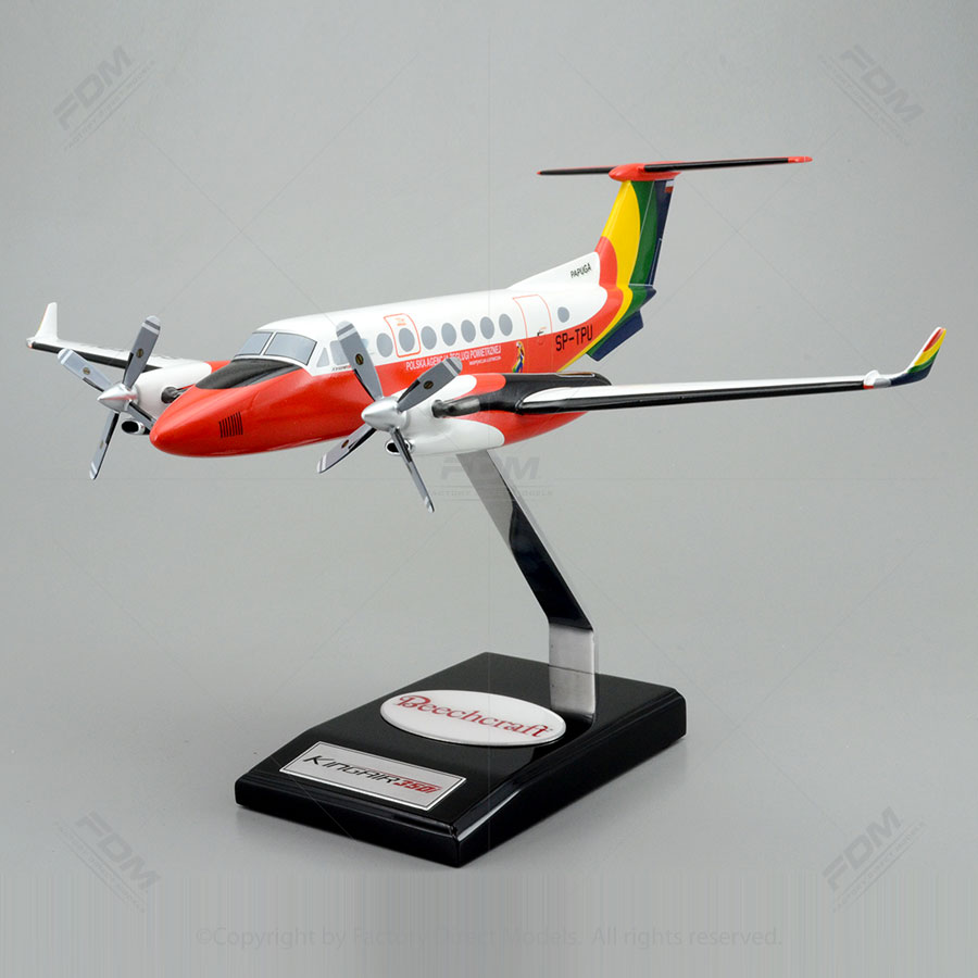 King Air 350 Scale Model Airplane Factory Direct Models