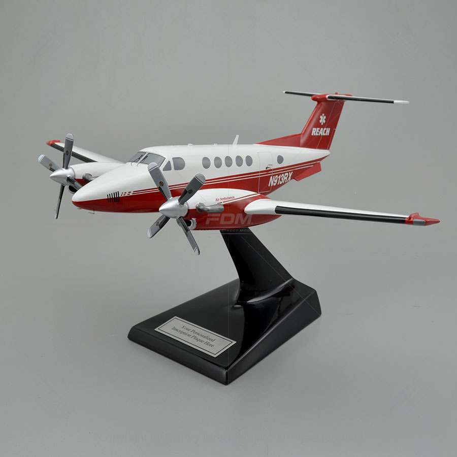 King Air 200 Custom Model Airplane Factory Direct Models 