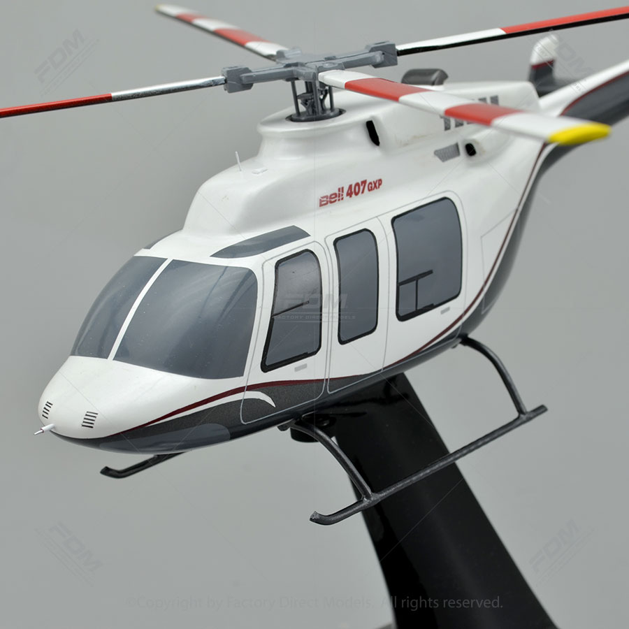 Bell 407GXP Custom Model Helicopter Factory Direct Models