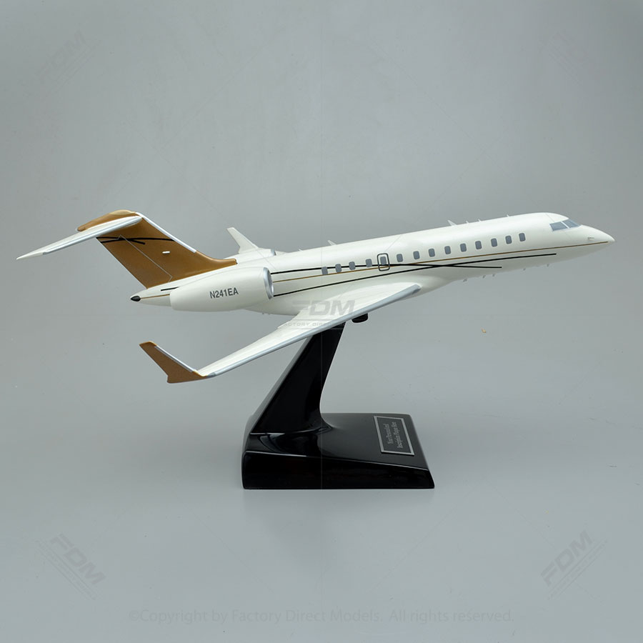 Bombardier Global 5000 Wooden Model Aircraft Factory Direct Models