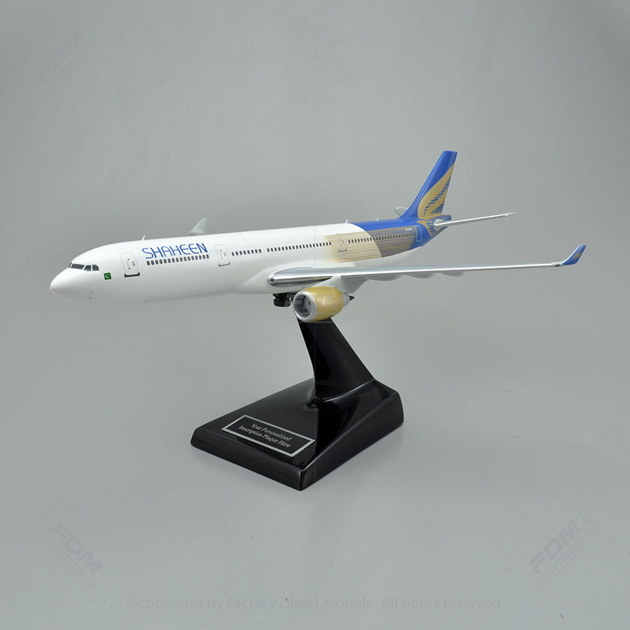 Airbus A330-301 Shaheen Air Model Airplane | Factory Direct Models
