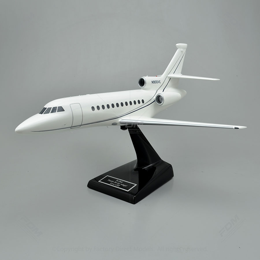 Custom Dassault Falcon 900 Model Airplane Factory Direct Models