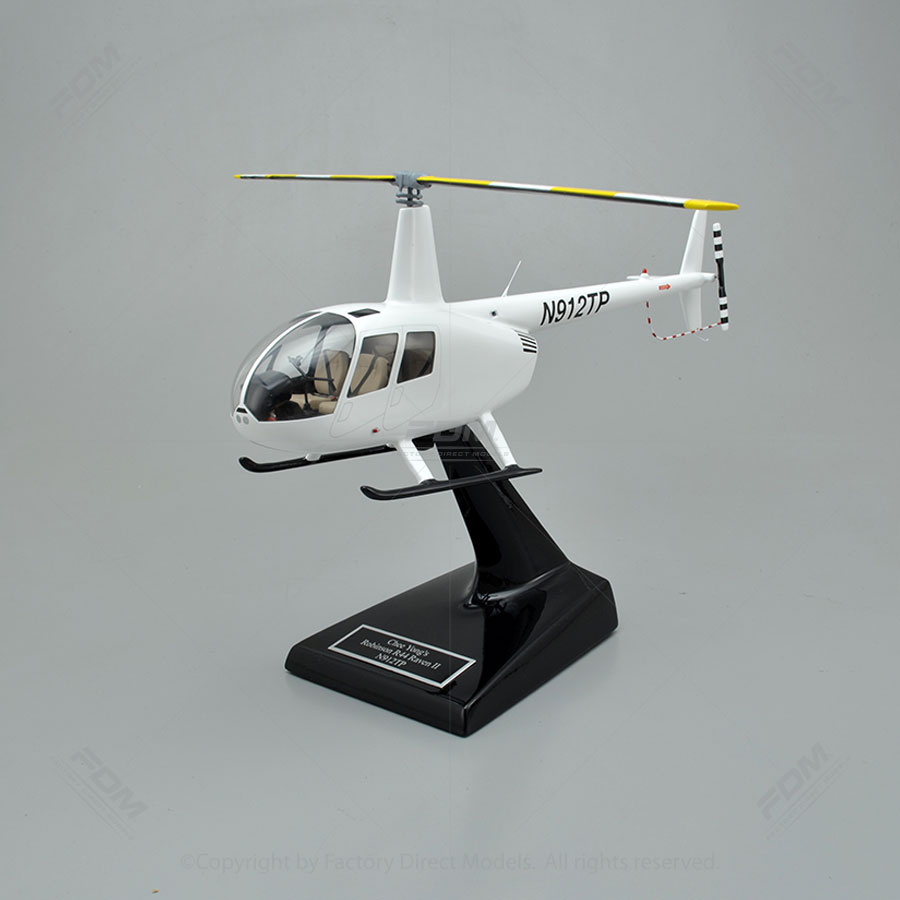 Custom Made Robinson R44 Raven II Model Helicopter with Detailed