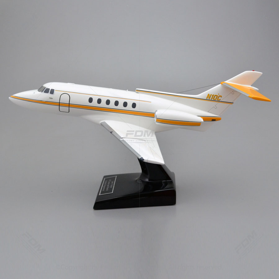 CustomBuilt Raytheon Hawker Siddely 125700 Model Airplane Factory Direct Models