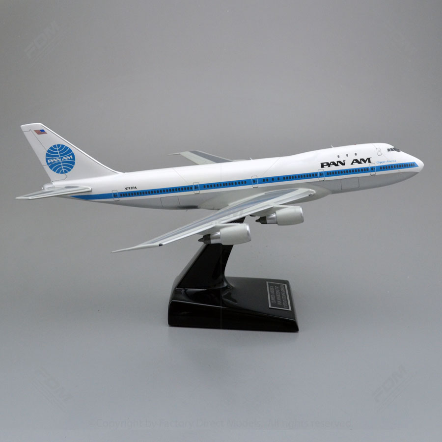 Boeing 747121 Clipper America Model Factory Direct Models
