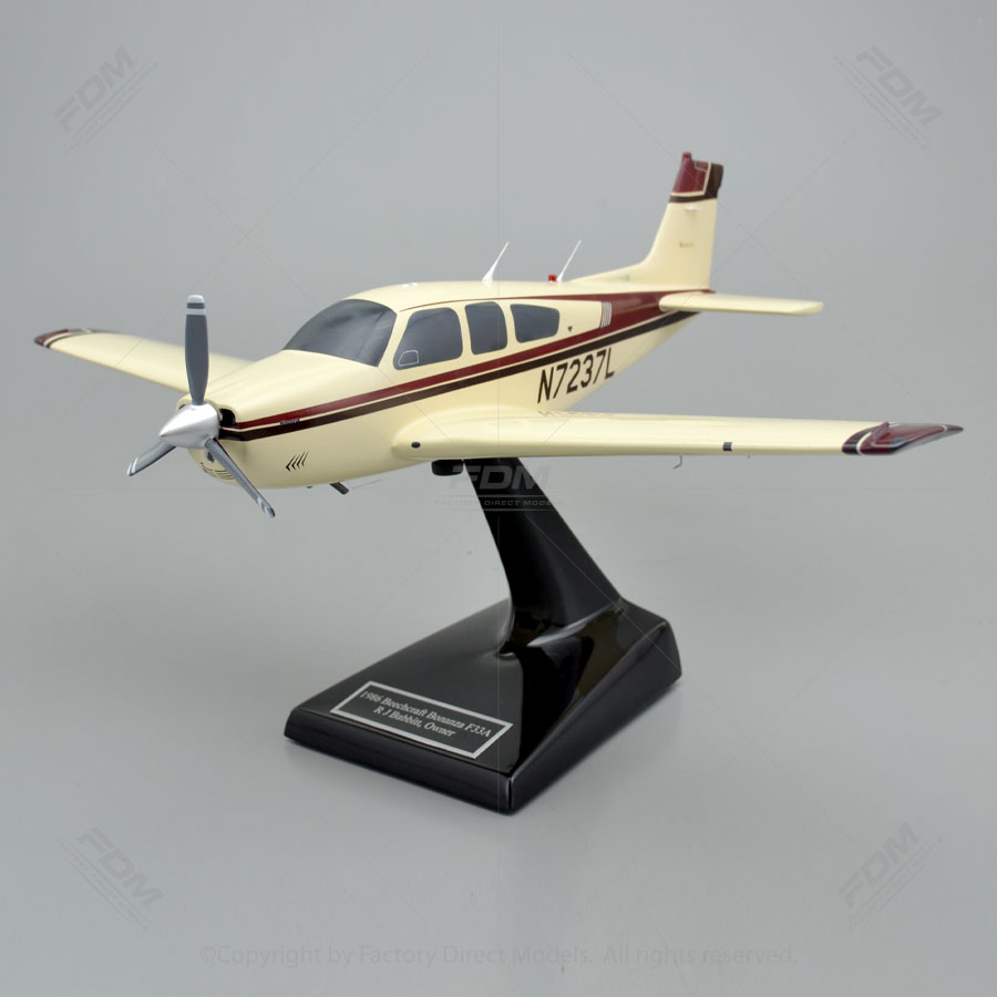 CustomBuilt Beech F33A Bonanza Model Airplane Factory Direct Models