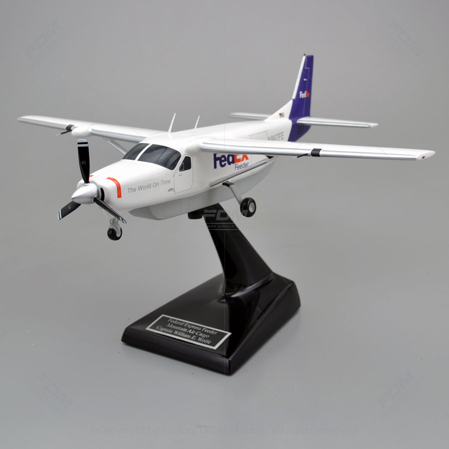 CustomBuilt Cessna 208B Super Cargomaster FedEx Model Aircraft