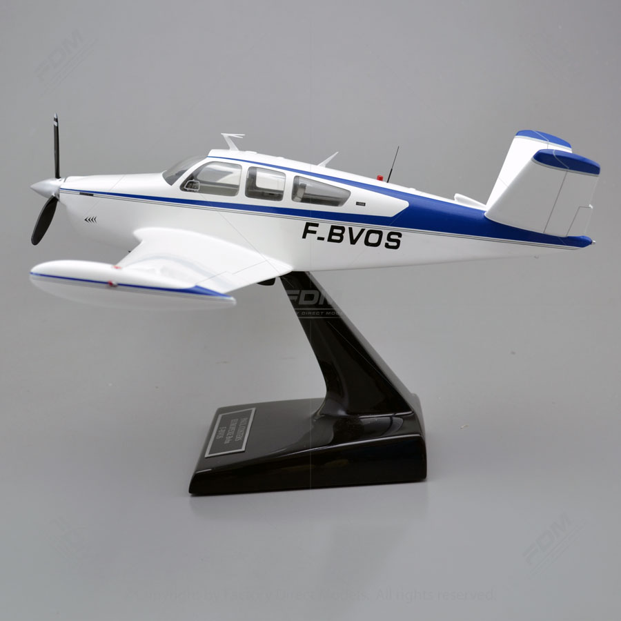 CustomBuilt Beech V35B Bonanza Model Airplane with a Detailed Interior