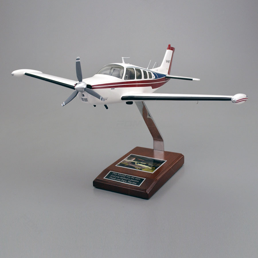 CustomBuilt Beech A36 Bonanza Airplane Model Factory Direct Models