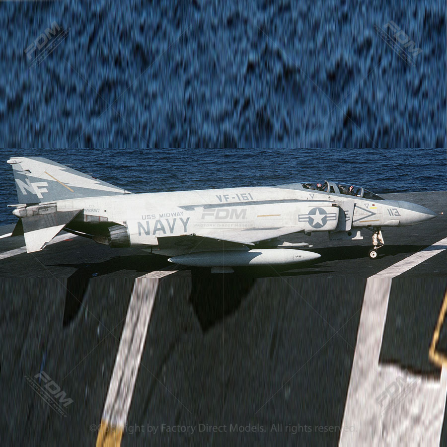 Custom-Built McDonnell Douglas F-4S Phantom II VFA-161 Aircraft Model ...
