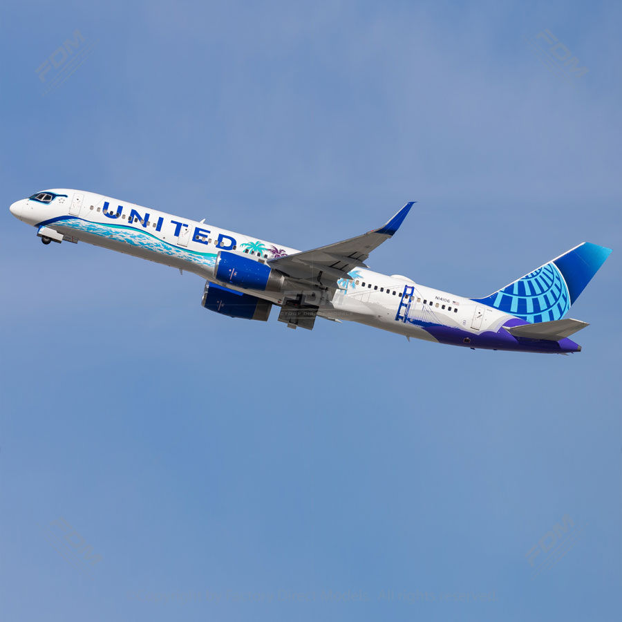 Boeing 757-224 United Airlines Airplane Model | Factory Direct Models