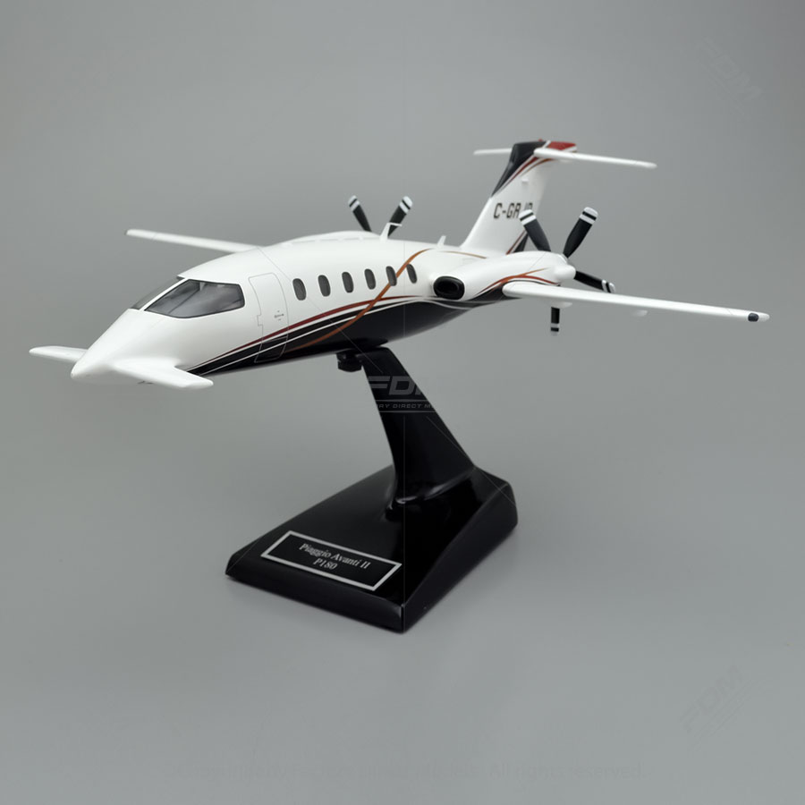 Custom-Made Piaggio P180 Avanti Airplane Model | Factory Direct 