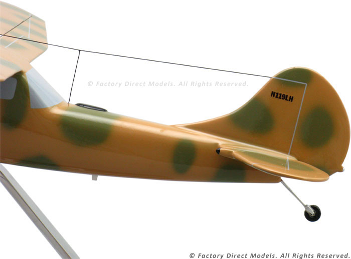 Cessna L-19 Bird Dog Model Airplane | Factory Direct Models